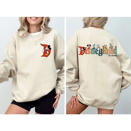 Disneyland Original Sweatshirt, Mickey and Friends Sweatshirt, Mickey Disneyland Sweatshirt, Disneyland Sweatshirt,