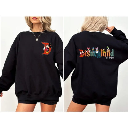 Disneyland Original Sweatshirt, Mickey and Friends Sweatshirt, Mickey Disneyland Sweatshirt, Disneyland Sweatshirt,