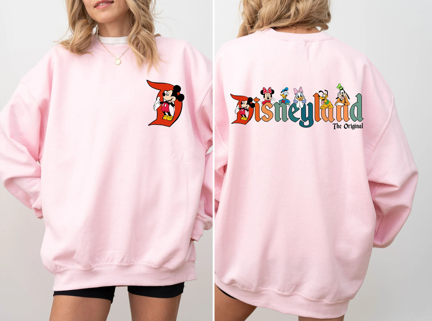 Disneyland Original Sweatshirt, Mickey and Friends Sweatshirt, Mickey Disneyland Sweatshirt, Disneyland Sweatshirt,