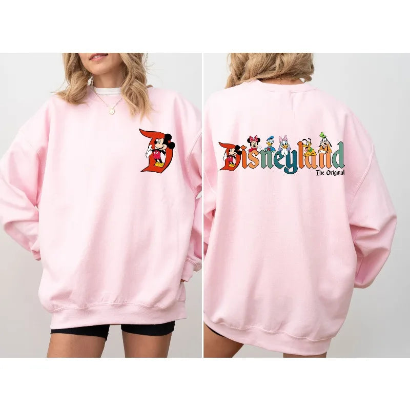Disneyland Original Sweatshirt, Mickey and Friends Sweatshirt, Mickey Disneyland Sweatshirt, Disneyland Sweatshirt,