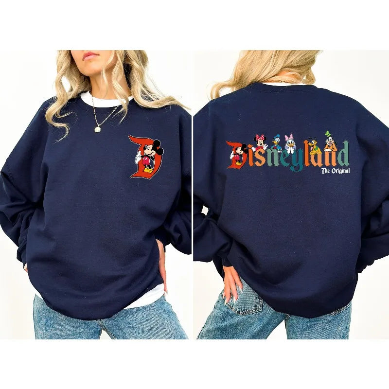 Disneyland Original Sweatshirt, Mickey and Friends Sweatshirt, Mickey Disneyland Sweatshirt, Disneyland Sweatshirt,